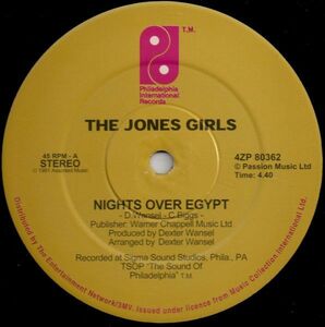 英12 Jones Girls Nights Over Egypt / This Feeling's Killing Me 4ZP80362 Philadelphia International Records /00250