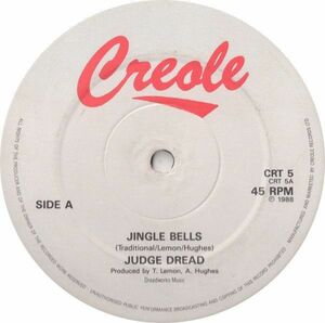 英12 Judge Dread Jingle Bells CRT5 Creole Records /00250