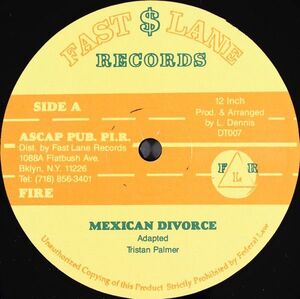 米12 Tristan Palmer / Buccaneer Mexican Divorce / Undercover Bad Boy DT007 Fast Lane Records (3) /00250