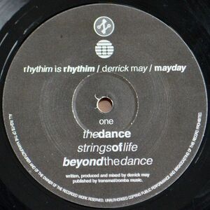 12 Rhythim Is Rhythim / Derrick May / Mayday NWKT21 Network, Transmat UK Vinyl /00250