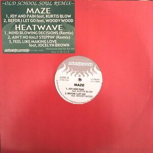 12 Maze Featuring Frankie Beverly, Heatwave 19REC836 Phoenix Sound US Vinyl /00250