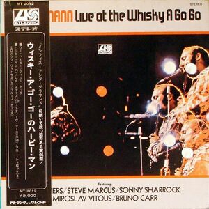 LP Herbie Mann Live At Whisky A Go Go MT2012 ATLANTIC /00400