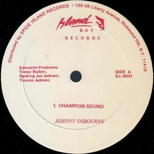 米12 Johnny Osbourne / General Pecos Champion Sound / Can't Follow Mouth SI0031 Island Boy Records /00250