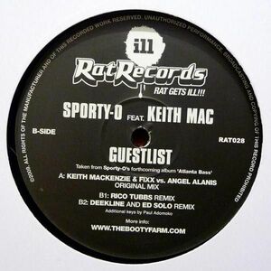 英12 Sporty-O, Keith Mackenzie Guestlist RAT028 Rat Records /00250