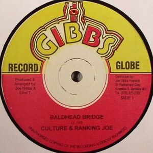 ジャマイカ12 Culture & Ranking Joe Baldhead Bridge NONE Joe Gibbs Record Globe /00250