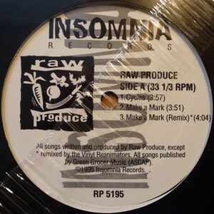 12 Raw Produce Cycles / Make A Mark RP5195 INSOMNIA /00250