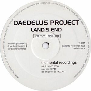 米12 Daedelus Project / DJ Lee Land's End / Light And Darkness ER001 Elemental Recordings (2) /00250