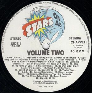 蘭12 Stars On 45 Stars On 45 Volume Two 115001 CNR /00250