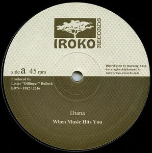 仏12 Diana When Music Hits You BB74 Iroko Records /00250