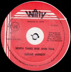 米12 Sugar Minott / Junior Delgado Seven Times Rise And Fall / Twice Nice MM081 Witty /00250