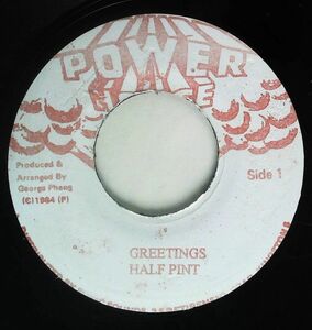 ジャマイカ7 Half Pint Greetings NONE Power House /00080