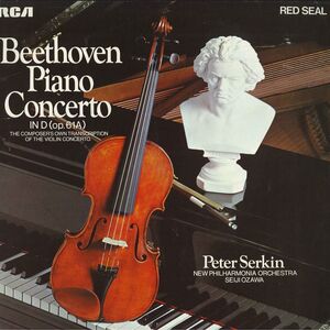 独LP Ludwig van Beethoven Concerto In D Op. 61 (Piano Version) LSB4008 RCA Red Seal /00260 /00260