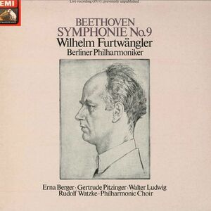 蘭LP Wilhelm Furtwangler, Berlin Philharmonic Orchestra, Vienna Philharmonic Orchestra Beethoven: Symphony No.9 2701231 EMI /00260