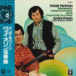 LP/GF Itzhak Perlman Mendelssohn: Concerto In E EAA85018 ANGEL Japan Vinyl /00400