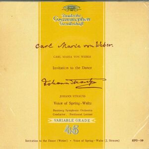 7 Bamberg Symphonic Orchestra Invitation To The Dance / Voice Of Spring EPG10 NIPPON GRAMMOPHON /00080