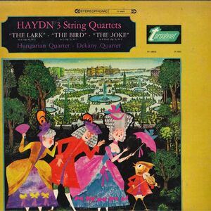 LP Joseph Haydn, The Hungarian Quartet, Dekany Quartet 3 String Quartets AB5 Turnabout /00260