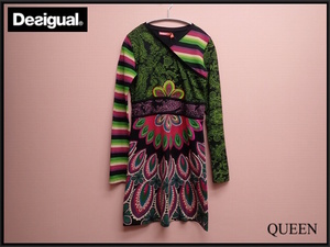 DESIGUAL デザインワンピース・13/14△デシグアル/キッズ/チュニック/23*9*1-27