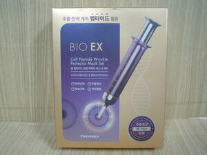 ◆◇(A-１２)【未使用品】　TONY　MOLY　バイオEXペプチドリンクルパーフェクターマスクセット　３０g×１０枚入り　　韓国コスメ◇◆