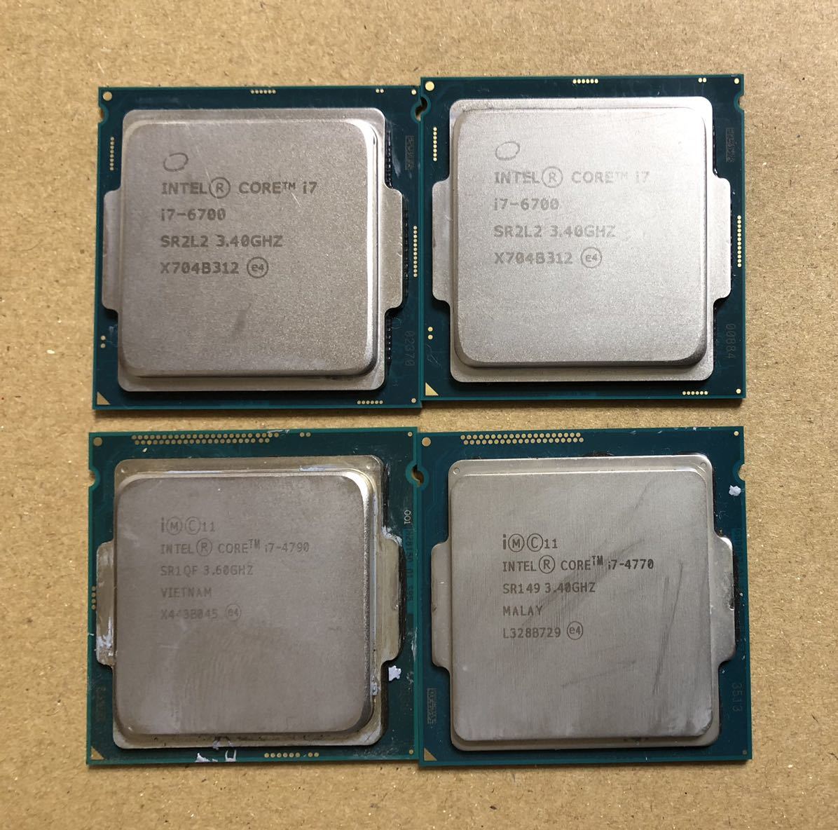 動作確認済 intel core i7-4770 3.40GHz LGA1150-