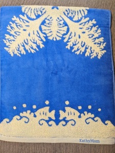* новый товар Islay ndo стиль kya Cima m гавайские стеганые изделия рисунок полотенце для лица mo дыра голубой / Гаваи *