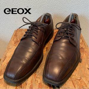 (344)GEOX RESPIRA ビジネスシューズ 25cm 茶