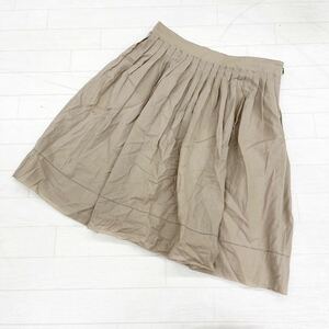 1145◎ MACKINTOSH PHILOSOPHY マッキントッシュ フィロソフィー パンツ ボトムス スカート 膝丈 ベージュ レディース38