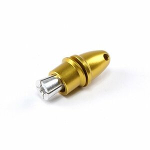 3.17mm アルミ スピンナー コレット イエロー★ホビーショップ青空