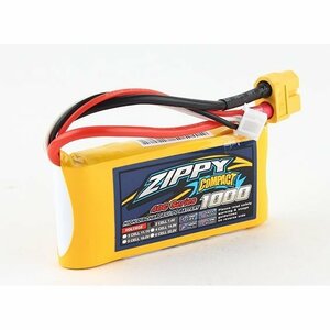 Compact 7.4V 1000mAh 40C50ClipoZIPPY* hobby shop blue empty 