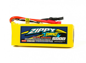 Compact 7.4V 5000mAh 40C80C ZIPPY リポ バッテリー リチウムポリマー★ホビーショップ青空