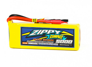 Compact 11.1V 5000mAh 30C60C ZIPPY リポ バッテリー リチウムポリマー★ホビーショップ青空