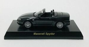 ○ MKA117 サークルKサンクス限定　京商 マセラッティ　ミニカーコレクション 1/64 maserati Spyder ブラック　黒