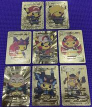 ポケモンカード 英語 GP 海外 ピカチュウ コスプレ 金色 金箔 55枚セット ゴールド ボックス BOX タカラトミー 希少 レア トレカ 金属_画像5