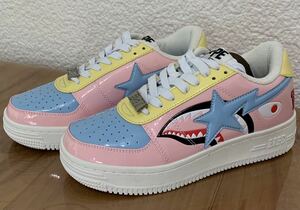 ★激レア★未使用★ BAPESTA shark シャーク マルチカラー 25cm kaws