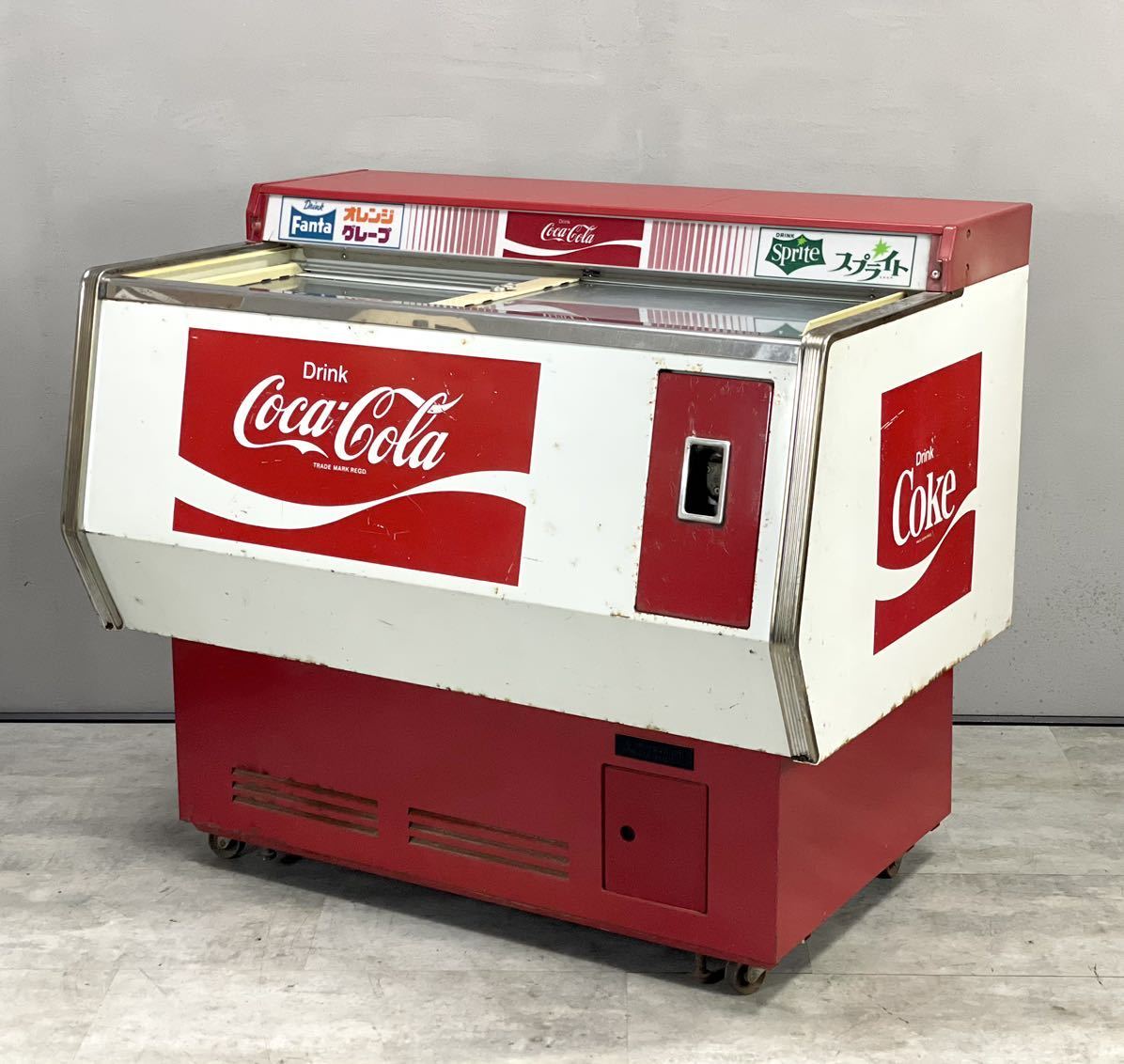 コカ・コーラ 冷蔵庫 NS-80A 昭和レトロ アンティーク オープンタイプ