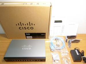  Cisco SG350-10-K9-JP 10 порт Giga bit переключатель корпус прекрасный товар 