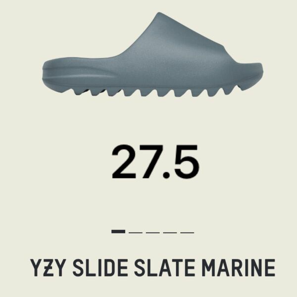 adidas YEEZY Slide Slate Marine 27.5㎝