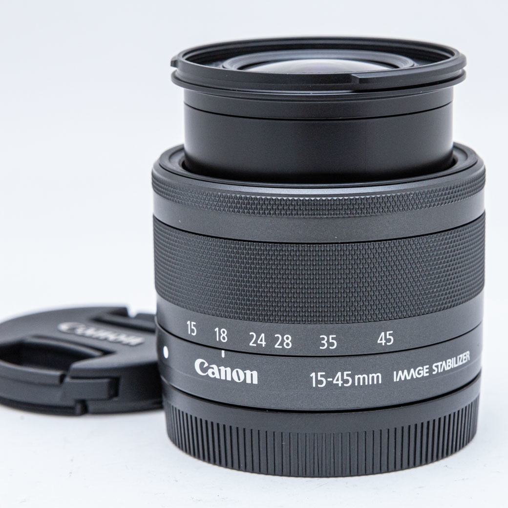 Canon EF-M 15-45mm F3.5-6.3 IS STM グラファイト【管理番号006120