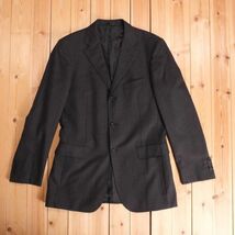 ◆BURBERRY BLACK LABEL◆バーバリーブラックレーベル◆メンズ　男性用 　スーツ　３P　総裏　ストライプ柄　[96-80-180 42R] br07015116_画像2