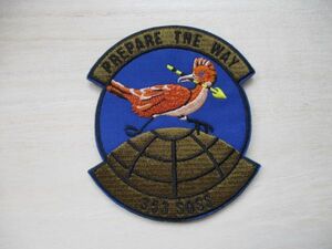 【送料無料】アメリカ空軍353rd Special Operations Support SquadronパッチSOSSワッペンPREPARE THE WAY/patch AIR FORCE米空軍USAF M100