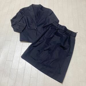 3611☆ ANAYI アナイ セットアップ スカートスーツ ビジネス イベント レディース 38 ブラック 日本製
