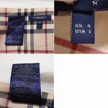 ★BURBERRY/バーバリー ラップスカート 2/M相当/ミニ丈/ベージュ×ブラック他/裏ノバチェック/コットン/ストレッチ&1577905936_画像5