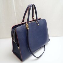 ★LOUIS VUITTON/ルイヴィトン エピ ヴァノーGM 2wayハンドバッグ M54150/ダークネイビー/レザー/付属品あり/フランス製&1909000015_画像2