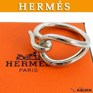 セール　HERMES エルメス ジャンボ スカーフリング スカーフ留 シルバー aq7702