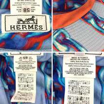 HERMES エルメス シルク ハット 帽子 58サイズ シェーヌダンクル aq6556_画像3