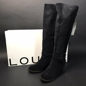 FG0712-4-4-3 LOUNIE Lounie boots lady's cow leather black 40 size 100 size 