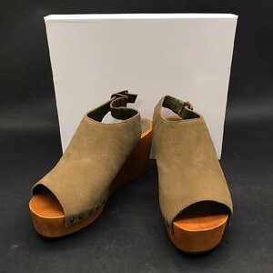 FG0713-5-3-3 LOUNIE Lounie sandals heel pumps cow leather lady's shoes size 40 80 size 