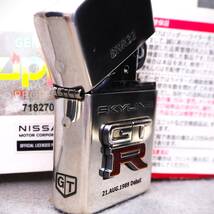 再出品 コレクターズアイテムレアモデル！ GTR SKYLINE BNR32 ZIPPO スカイライン32周年記念モデル2021年 世界限定32個 STERLING MIB_画像7