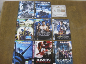 133-3-4/DVD X-MEN・ウルヴァリン シリーズ 8枚セット レンタル品 ：アポカリプス ：X-MEN ZERO 等