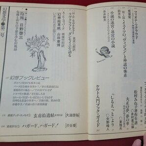 n□ 幻想文学 1982年第2号 特集・ケルト幻想 幻想文学会出版局 /ｄ88の画像3
