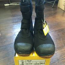 送料無料 新品 安全靴 GD-01 黒 セーフティシューズサイズ24～28cm_画像2